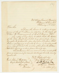 1863-02-05  Surgeon of Portsmouth Grove Hospital writes he is unable to grant a furlough to Allen H. Drummond
