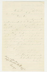 1863-07-15  Dudley H. Leavitt requests a discharge