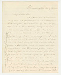 1863-07-22  Hannibal Belcher requests a discharge for Frank Farrington