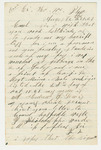 1863-08-11  Andrew Lewis requests his descriptive list