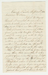 1863-09-22  Corporal Jonathan Newcomb Jr. requests a discharge
