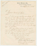 1863-09-29  Provost Marshal Captain S. Benton Thompson notifies Adjutant General Hodsdon that he has George Dearborn in custody as a deserter