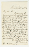 1863-10-05  Mr. Harmon recommends Dr. James Watson for surgeon