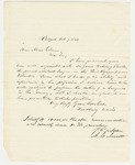 1863-10-06  Woodbury Davis, A.G. Jewett, and G. Dickerson recommend Dr. James Watson for promotion