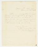 1863-11-25 Milford Hersom certifies payment of $50 to Abigail Branch by Milford Hersom