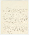 1863-12-05 Joseph Granger recommends Albert Hill for promotion by Joseph Granger