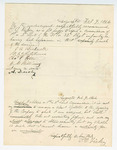 1864-02-09 J.A. Bicknell and others recommend P.O. Vickery for lieutenant by J. A. Bicknell