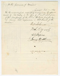 1864-02-11 H. Osgood and others recommend P.O. Vickery for promotion by H. Osgood