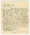 1864-02-18   Lieutenant Blethen recommends W.H. Howard for commission