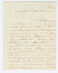 1864-02-22 James Thompson requests a transfer to the 2nd Maine Cavalry by James Thompson