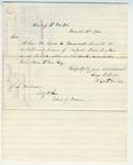 1864-03-19  Lieutenant George S. Fuller forwards the enlistment papers for Orrin Austin
