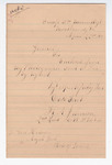1864-04-22 Lieutenant H.A. Johnson forwards his photograph to General Hodsdon by Hannibal A. Johnson