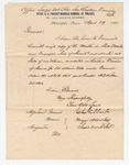1864-04-29 Major C.C. Gilbert transmits a copy of the muster rolls for one veteran reenlistment by C. C. Gilbert