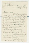 1864-05-10  Frank M. Boynton inquires about mustering out of service