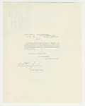 1864-05-11 Special Order 174 removing the charge of desertion from Private F.H. Weymouth by War Department
