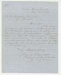 1864-05-16 Selectman Daniel W. Bartlett of Essex inquires about William C. Howard of Company A by Daniel W. Bartlett