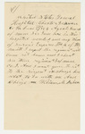 1864-06-02  William M. Sabin requests a discharge