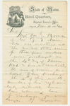 1864-06-10  Adjutant General Hodsdon certifies discharge of Sergeant William Brown