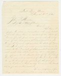 1864-08-02 William Potter writes Adjutant General Hodsdon about his enlistment by William Potter