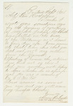 1864-09-01  Ann McGrath inquires if her son Joseph was killed at the Battle of the Wilderness