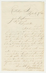 1864-09-07 William Potter inquires about his bounty payment by William Potter