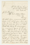 1864-10-25 H.V. Emmons inquires what to do with the belongings of the late Charles D. Lord of Company G by H. V. Emmons