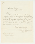 1865-01-02 Horatio Woodman requests certificates of enrollment for Patrick McGrath and Joseph McGrath by Horatio Woodman