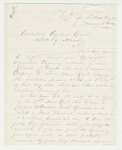 1865-01-03 D.M. McDonald inquires about his brother Daniel in Company D by D. M. McDonald