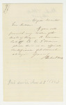 1865-02-20 Baker & Weeks inquire about death of Hazen Emerson of Company E by Baker & Weeks