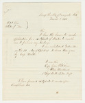 1865-03-08  Albro Hubbard requests a certificate of muster