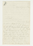 1865-07-04 Joseph Turner requests his descriptive list by Joseph O. Turner