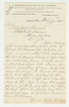 1865-07-07  E.B.Quiner inquires about the fate of Frank Waterman of Company A