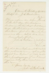 1865-08-29  John Robinson inquires about discharge of James Millet