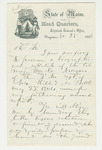 1865-11-23  John Hodsdon requests a biographical sketch of Major William Morgan