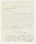 1865-11-07   A. Howard requests aid for widow of Samuel Folsom