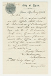 1866-05-29 E. Lovejoy certifies George L. Blaisdell's enlistment by E. Lovejoy