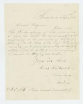 1861-04-25  Ebenezer Whitcomb requests uniforms and other supplies for Company D