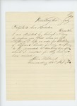1861-07-03 Eben Whitcomb requests clothing for Company I by Ebenezer Whitcomb