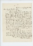1861-07-15  M.S. Hagar of Richmond recommends Dr. Abial Libbey for position as Assistant Surgeon