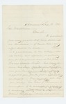 1861-09-14 L.A. Fuller recommends George Gunn for commission as lieutenant by L. A. Fuller