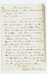 1861-09-16 Major F.S. Nickerson writes Governor Washburn regarding Colonel Berry by Frank S. Nickerson