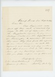 1861-09-24 Assistant Surgeon Abial Libby requests reimbursement for his travel mileage by Abial Libby