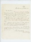 1861-09-27 Lieutenant R.H. Gray apologizes to Governor Washburn for offending him and requests recruits to fill the disbanded Company H by R. H. Gray