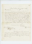 1862-01-28 Colonel Berry writes General Hodsdon regarding rifles for the regiment by Hiram Gregory Berry