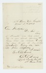 1862-03-27 Lieutenant George G. Davis replies to General Hodsdon regarding regimental rolls by George G. Davis