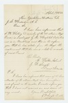 1862-04-13 John F. Singhi, band leader, reports that S. H. Whiting has been discharged and has stolen his instrument by John F. Singhi