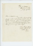 1862-07-29 S.C. Hunkins requests a transfer to the 10th Maine Regiment by S. C. Hunkins