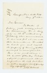 1862-08-09 F.S. Holmes writes Governor Washburn regarding Dr. Martin by F. S. Holmes