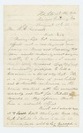 1862-08-10 Colonel Walker recommends Oliver Blackington for a commission in a new regiment by Elijah Walker