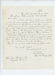 1862-11-26 Colonel Walker forwards a list of recommendations for promotion by Elijah Walker